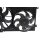 Zarge + Lüftermotor vorne 1KM959455D-1KM959455F-1K0121207BB VW Golf 6 Eos Seat Skoda Audi