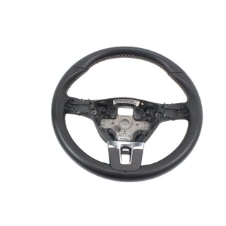 Lenkrad 5C0419091AK Lederlenkrad Multifunktion Leder schwarz VW Golf 6 Variant