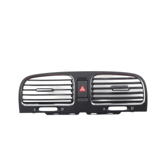 Lüftungsdüse Blende 5K0815743D VW Golf 6 Luftdüse Gitter vorn mitte schwarz/chrom