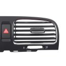 Lüftungsdüse Blende 5K0815743D VW Golf 6 Luftdüse Gitter vorn mitte schwarz/chrom
