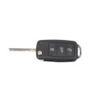 Klappschlüssel 3-Tasten 5K0837202AD VW Golf 6 Polo 6R EOS Sharan Tiguan Scirocco Funkschlüssel-Zündschlüssel