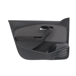 Türverkleidung VW Polo 6R GTI 4 türig vorne links titanschwarz Stoff 6R6867011AD