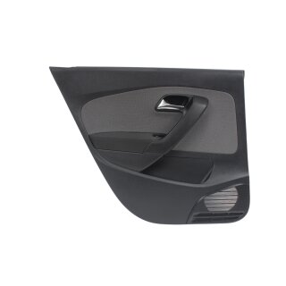 Türverkleidung VW Polo 6R GTI 4 türig hinten links titanschwarz Stoff 6R6867211AD