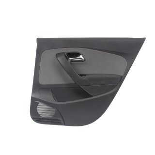 Türverkleidung VW Polo 6R GTI 4 türig hinten rechts titanschwarz Stoff 6R6867212AD