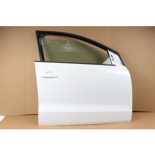 Tür 4/5 Türig Türe vorne rechts Beifahrerseite VW Polo 6R LB9A weiß 6R4831056J