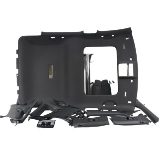 Dachhimmel 5 Türer schwarz 6R4867501BD VW Polo 6R Griffe Säulenverkleidungen Leuchten Formhimmel