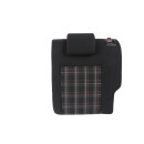 Rücksitzbank VW Polo 6R GTI titanschwarz/rot Stoff klappbar Sitzbank