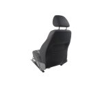 Beifahrersitz vorne rechts VW Polo 6R 5 Türer Stoff titanschwarz-rot Sitzheizung Sitz