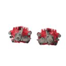 Bremssattel Träger rot hinten links + rechts VW Polo 6R GTI Seat Ibiza 6J 230x9mm