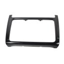Radio Navi Blende Abdeckung Rahmen 6R0858069E VW Polo 6R schwarz/aluminium