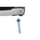 Türgriff aussen VW Polo 6R vorne links Griff LB9A mit Lagerbügel 5N0837205F