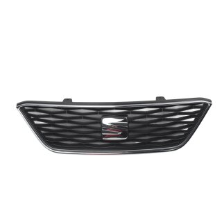 Kühlergrill 6J0853654G Seat Ibiza 6J Frontgrill Grill schwarz/chrom Baujahr 2015
