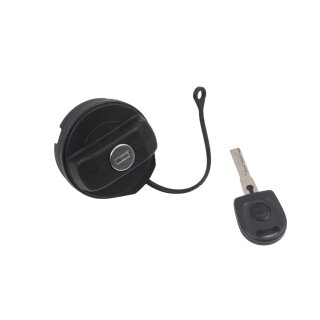 Tankdeckel Verschlussdeckel mit Schlüssel 1J0201553AQ Seat Ibiza 6J VW Skoda Audi
