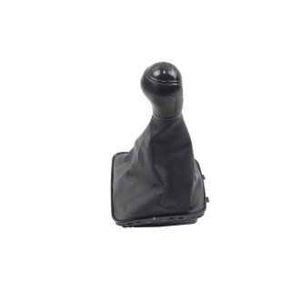 5 Gang Schaltknauf 6P0711113 Schalthebel Manschette Seat Ibiza 6J Kunstleder schwarz