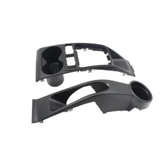 Abdeckung Mittelkonsole Getränkehalter 6P0858329A-6P0863764 Seat Ibiza 6J schwarz