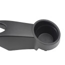 Abdeckung Mittelkonsole Getränkehalter 6P0858329A-6P0863764 Seat Ibiza 6J schwarz