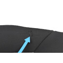 Sitzbezug-Polster Rückbank hinten links unten Seat Ibiza 6J Stoff titanschwarz