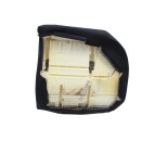 Sitzbezug-Polster Rückbank hinten links unten Seat Ibiza 6J Stoff titanschwarz