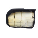 Sitzbezug-Polster Rückbank hinten rechts unten Seat Ibiza 6J Stoff titanschwarz 6J0885376E-6P0885406