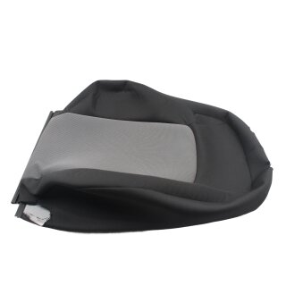 Sitzbezug Lehnenbezug Beifahrersitz Seat Ibiza 6J Stoff titanschwarz 6P0881806