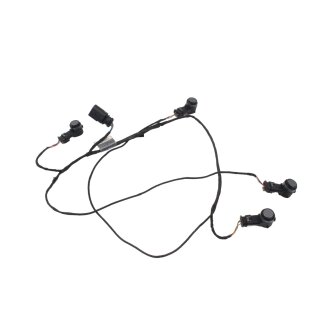 Kabelbaum mit 4x PDC Sensoren Stoßstange hinten 8V0971104 Audi A3 8V LX7R graumet.