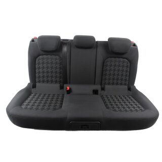 Rücksitzbank Audi A3 8V 3 Türig Stoff soul schwarz Rückbank geteilt