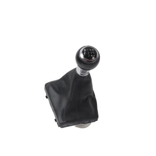 Schaltknauf 6 Gang Leder schwarz 8V0863278C Audi A3 8V Schaltmanschette Hebel