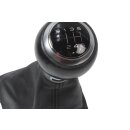 Schaltknauf 6 Gang Leder schwarz 8V0863278C Audi A3 8V Schaltmanschette Hebel