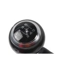 Schaltknauf 6 Gang Leder schwarz 8V0863278C Audi A3 8V Schaltmanschette Hebel
