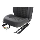 Beifahrersitz Sitz vorne rechts Audi A3 8V 3 türig klappbar Stoff soul Sitzheizung