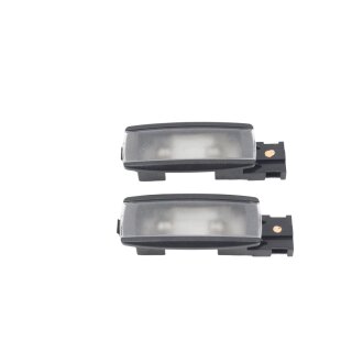 Leuchten Sonnenblenden links + rechts titanschwarz 1K0947109 VW Golf 6 Scirocco