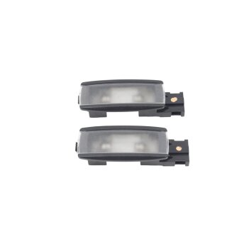 Leuchten Sonnenblenden links + rechts titanschwarz 1K0947109 VW Golf 6 Scirocco