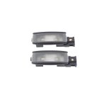 Leuchten Sonnenblenden links + rechts titanschwarz 1K0947109 VW Golf 6 Scirocco