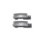 Leuchten Sonnenblenden links + rechts titanschwarz...