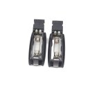 Leuchten Sonnenblenden links + rechts titanschwarz 1K0947109 VW Golf 6 Scirocco