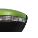 Aussenspiegel links elektrisch anklappbar verstellbar beheizbar VW Scirocco 3 LR6T viperngrünmet.