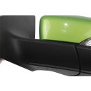 Aussenspiegel links elektrisch anklappbar verstellbar beheizbar VW Scirocco 3 LR6T viperngrünmet.