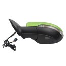 Aussenspiegel links elektrisch anklappbar verstellbar beheizbar VW Scirocco 3 LR6T viperngrünmet.