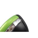 Aussenspiegel links elektrisch anklappbar verstellbar beheizbar VW Scirocco 3 LR6T viperngrünmet.