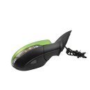 Aussenspiegel rechts elektrisch anklappbar verstellbar beheizbar VW Scirocco 3 LR6T viperngrünmet.