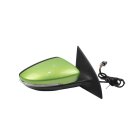 Aussenspiegel rechts elektrisch anklappbar verstellbar beheizbar VW Scirocco 3 LR6T viperngrünmet.