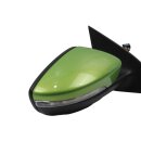 Aussenspiegel rechts elektrisch anklappbar verstellbar beheizbar VW Scirocco 3 LR6T viperngrünmet.