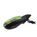 Aussenspiegel rechts elektrisch anklappbar verstellbar beheizbar VW Scirocco 3 LR6T viperngrünmet.