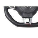 Lenkrad Leder schwarz abgeflacht VW Scirocco III...