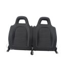 Rücksitzbank Stoff titanschwarz/artgrey VW Scirocco III Rückbank Sitze hinten