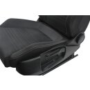 Fahrersitz Sitz vorne links titanschwarz/artgrey VW Scirocco III 1K8 Sitzheizung