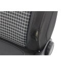 Fahrersitz Sitz vorne links titanschwarz/muskat VW Scirocco III 1K8 Sitzheizung