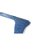 Türscharnier vorne rechts oben-unten VW Scirocco 3 7N0831402 LR5Z risingblue Beifahrerseite