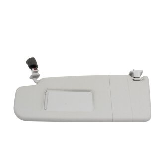 Sonnenblende VW Scirocco III links perlgrau 1K8857551G Fahrerseite beleuchtet