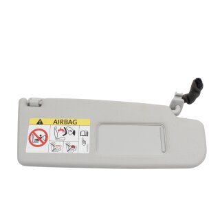 Sonnenblende VW Scirocco III rechts perlgrau 1K8857552J beleuchtet Beifahrerseite